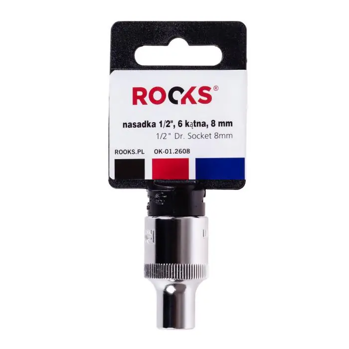 Szuper akció ROOKS Dugókulcs 1/2"6 lapú 8 mm