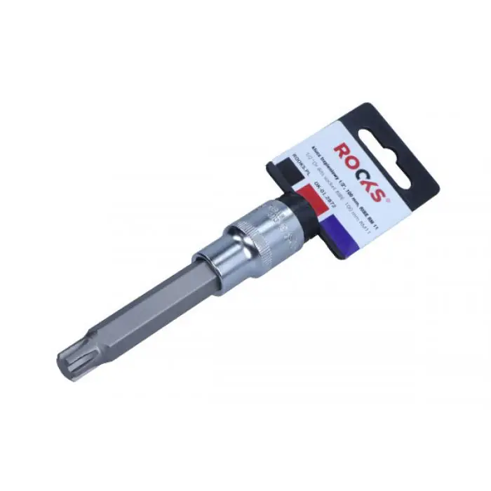 Népszerű ROOKS Dugókulcs betét hosszított 1/2", 100 mm, RM 11