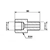 Ingyenes szállítás ROOKS Zégergyűrű fogó 230 mm,kűlső, hajlított4, gyűrű: 40-100 mm,PIN acél 2.3 mm