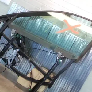 Olcsóbb AUDI A4 94-98 Bal első ablakemelő szerkezet elektromos 4 ajtós bontott alkatrész