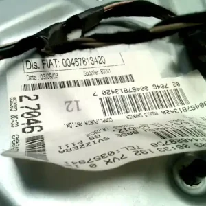 Azonnal elérhető FIAT STILO 01.09-06.12 Jobb első ablakemelő szerkezet elektromos kombi, motor nékül bontott alkatrész