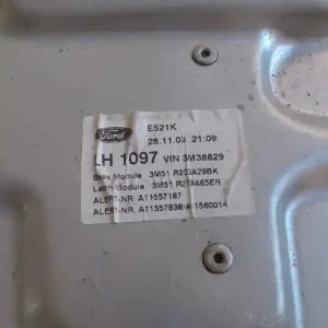 Bestseller FORD C-MAX 03.06-07.03 Bal első ablakemelő szerkezet elektromos bontott alkatrész