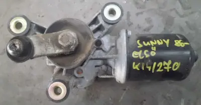 Ingyenes szállítás NISSAN SUNNY N13 86.09-91.02 Ablaktörlő motor első bontott alkatrész