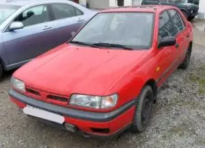 Csak ma NISSAN SUNNY N14 91.03-95.09 Bal első ajtóüveg bontott alkatrész
