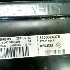 Gyors szállítás RENAULT KANGOO 97-03 Motorvezérlő egység ecu pcm modul 1.4 b bontott alkatrész