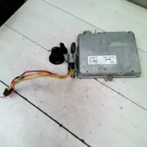 Prémium RENAULT MEGANE 95-99 Motorvezérlő egység ecu pcm modul +gyújtáskapcsoló kulccsal+immo gyűrű,1.4i bontott alkatrész