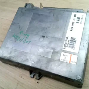 Outlet RENAULT R19 -92 Motorvezérlő egység ecu pcm modul 1.4i bontott alkatrész