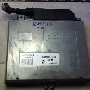 Szezonális akció RENAULT R19 92- Motorvezérlő egység ecu pcm modul bontott alkatrész