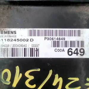 VOLVO V40 Motorvezérlő egység ecu pcm modul 1.8 benzin bontott alkatrész Korlátozott ajánlat