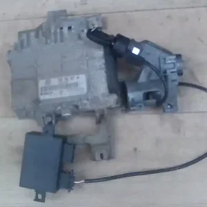 VW POLO III. 94-99 Motorvezérlő egység ecu pcm modul +gyújtáskapcsoló kulccsal+immo elektronika,1.4i bontott alkatrész Gyors kiszállítás