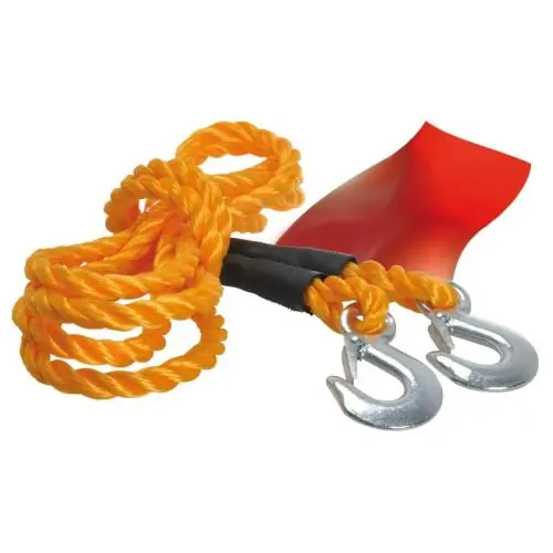3t vontatókötél (karabinerrel, sárga) Gyors kiszállítás