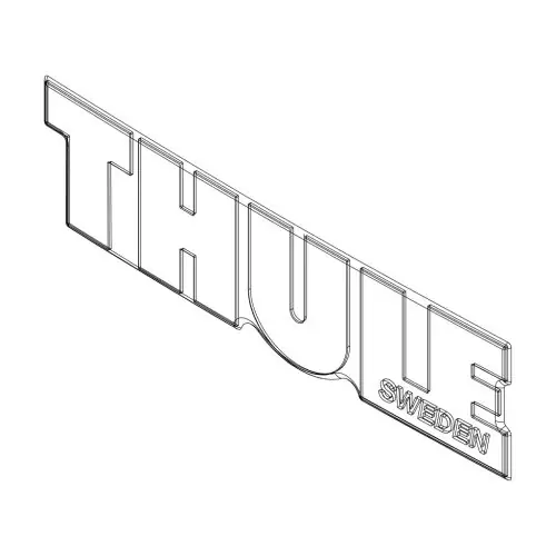 Bestseller Thule matrica boxhoz fekete (14713)