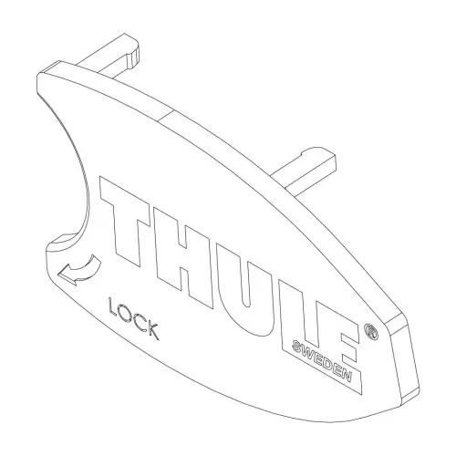 Thule műanyag zárófedél 757-hez (50104) Gyors szállítás