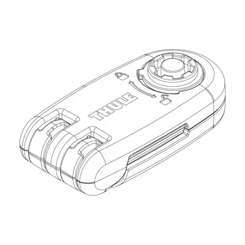 Thule heveder zár 9171 (52709) Újdonság