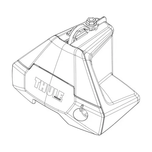 Thule evo kpl. láb 7105 (52983) Olcsóbb