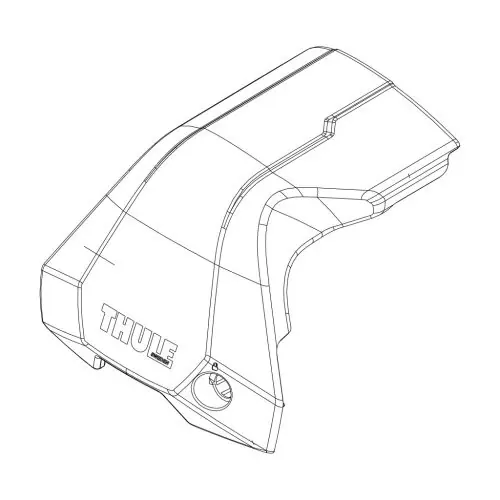 Thule edge clamp fedél bal (54249) Olcsó