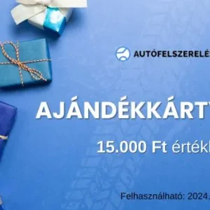 Autofelszerelesek.hu ajándék kártya 15000FT Újdonság