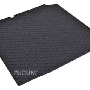 Gyors szállítás Eco fekete gumi csomagtértálca kb 1cm peremmel Skoda Fabia II Kombi 2007-2014