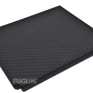 Gyors szállítás Eco fekete gumi csomagtértálca kb 1cm peremmel Peugeot 3008 II PHEV Crossover 2019-