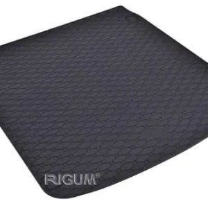 Csak ma Eco fekete gumi csomagtértálca kb 1cm peremmel Audi A4 B9 Avant / Kombi 2015-