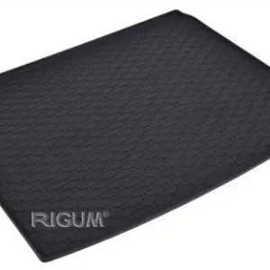 Szezonális akció Eco fekete gumi csomagtértálca kb 1cm peremmel HYUNDAI Kona 2023- alsó pozícióban