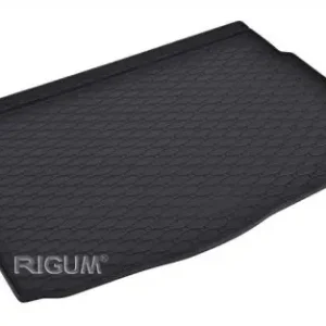 Eco fekete gumi csomagtértálca kb 1cm peremmel KIA Stonic 2021- INTERFLOOR NÉLKÜL Prémium