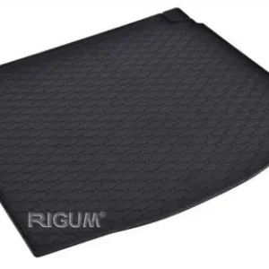 Olcsó Eco fekete gumi csomagtértálca kb 1cm peremmel TOYOTA Corolla Cross Hybrid 2022- pótkerékkel, pótk