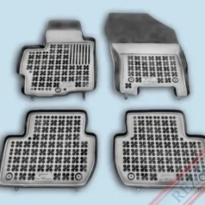 Azonnal elérhető Rezaw fekete gumiszőnyeg Citroen C-CROSSER SUV az utasszőnyegben lévő tűzoltó készülék kivágás