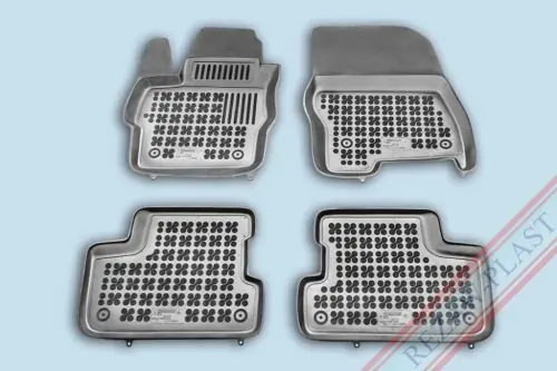 Olcsó Rezaw fekete gumiszőnyeg Mazda 3 II Hatchback / Sedan az utasszőnyegben egy tűzoltó készülék h