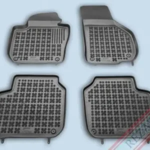 Újdonság Rezaw fekete gumiszőnyeg SkodaSUPERB II Sedan / Kombi / Liftback2008-2015 (200208)