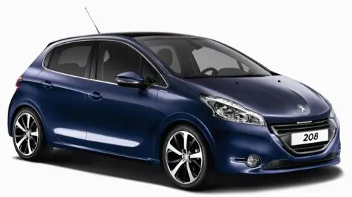 Ingyenes szállítás Sporty 2 darabos légterelő Peugeot 208 5 ajtós 2013- (F1824)