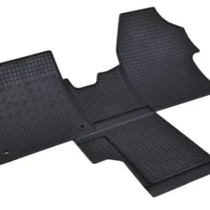 Gyors szállítás Eco méretpontos gumiszőnyeg Toyota ProAce 2016- Opel Vivaro 2019- Citroen Jumpy 2016-Peugeot Expert 2016 Csak első! Elöl 2 üléses, műanyagpadlós változat.