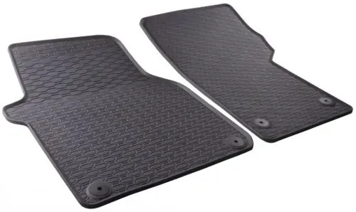 Méretpontos gumiszőnyeg Volkswagen Crafter 2017- 2 vagy 3 üléses, csak az első ülésekhez Expressz szállítás