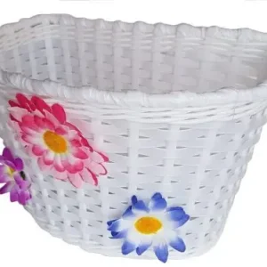 Vedd meg online Kosár gyerek fehér virágos 16"