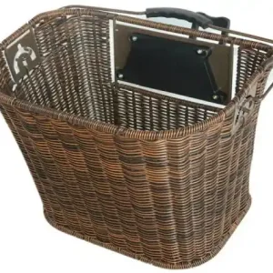 Szezonális akció Kosár első rattan barna QR