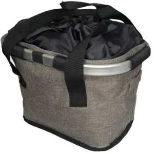 Népszerű Kosár szövet QR barnásszürke