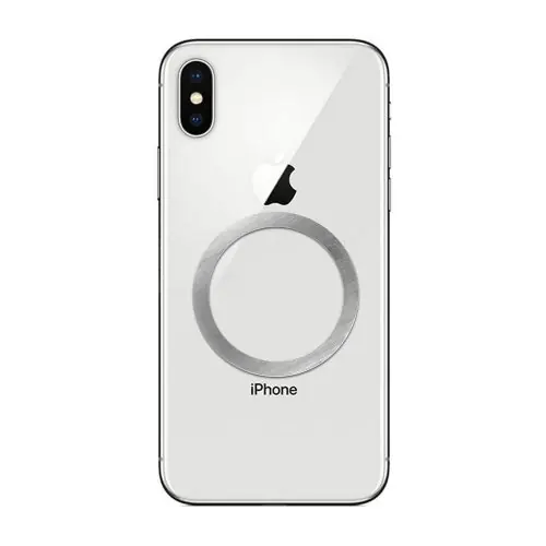 Univerzális kerek lemez / mágnesgyűrű kompatibilis a MagSafe ezüsttel Prémium