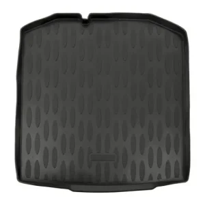 Olcsóbb EgriAuto Normal fekete gumi csomagtértálca Skoda Fabia II kombi 2007-2014