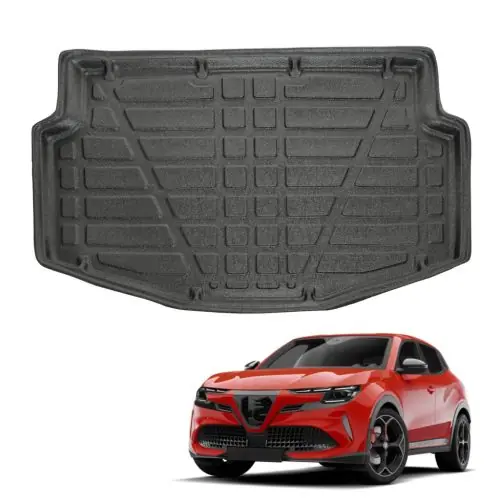 Utolsó esély EgriAuto fekete csúszásgátlós csomagtértálca Alfa Romeo Junior 2024- (Alsó csomagtartó, benzin / elektromos)
