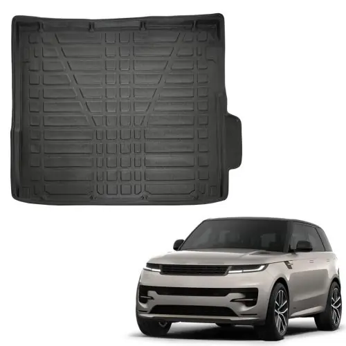 Prémium EgriAuto fekete csúszásgátlós csomagtértálca Land Rover Range Rover Sport 2022-