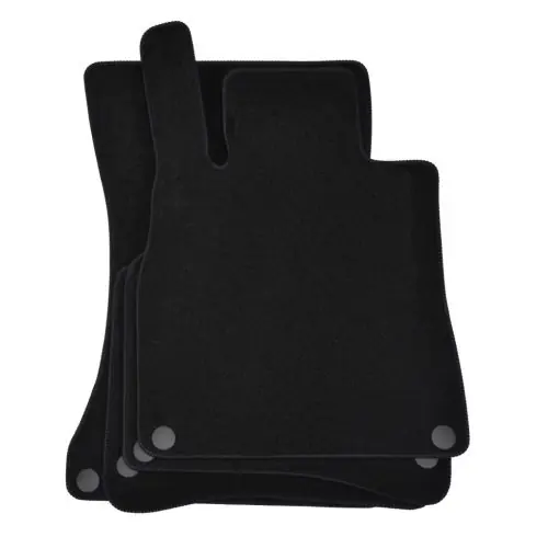 Olcsó EgriAutoPlüss Szövetszőnyeg FeketeMercedes S W222 2013-2020 4db