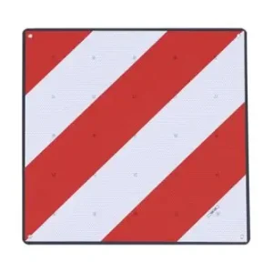 Utolsó esély V20 figyelmeztető tábla vonódobozhoz, műanyag