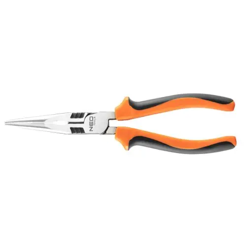 NEO TOOLS Hosszúcsőrű fogó 200mm, 40% energiamegtakarítás, csavarlazító fogazattal Legjobb ár