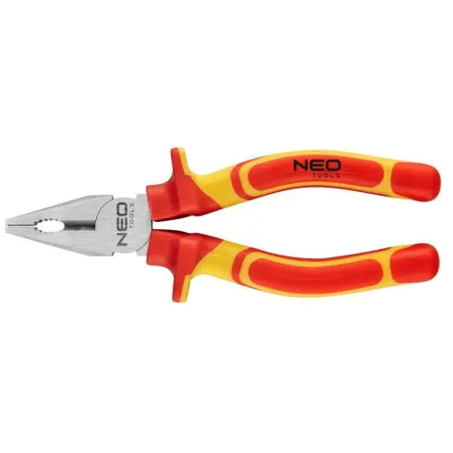 NEO TOOLS Kombinált fogó 160mm, 1000V, szigetelt, CRV, polírozott Kiárusítás