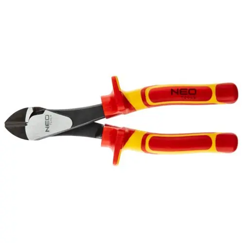 NEO TOOLS Oldalcsípő fogó 180mm, szigetelt, 1000V, CRV, polírozott Prémium