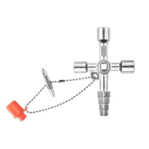 NEO TOOLS Univerzális épületgépészeti kulcs, fűtés, szaniter, klíma, szellőzés, elektro, gáz, víz Kiárusítás