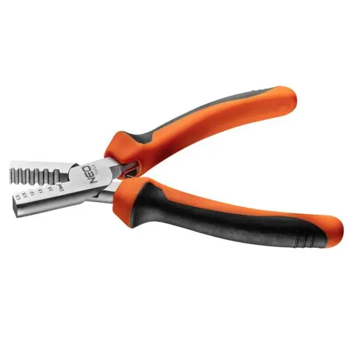 NEO TOOLS Krimpelő-, kábelsarufogó 0.25-2.5mm2, 140mm Bestseller