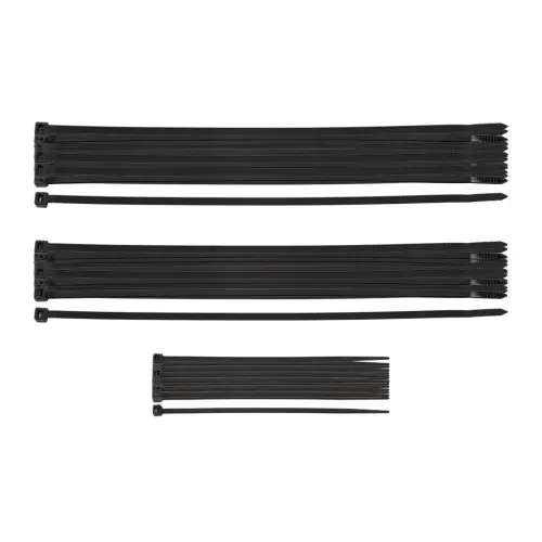 NEO TOOLS Kábelkötegelő, gyorskötöző, Extreme, UV álló, fekete, készlet, különböző méretek, 75db Vedd meg most