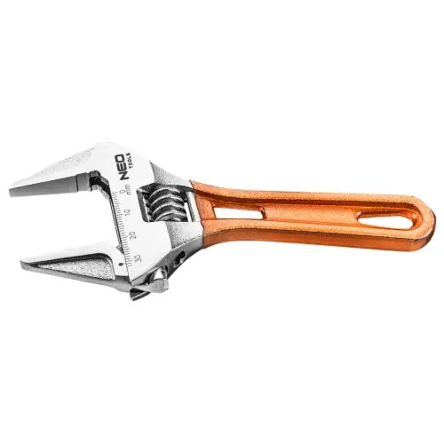 NEO TOOLS Állítható villáskulcs, csavarkulcs rövid, 139mm, 0-32mm Biztonságos fizetés