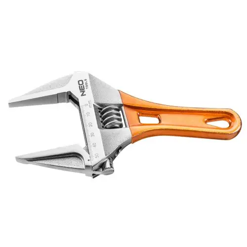 Különleges ajánlat NEO TOOLS Állítható villáskulcs, csavarkulcs rövid, 185mm, 0-53mm